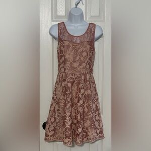 Yoana Baraschi Lace Fit & Flare Dress | Size 8 | Fully Lined